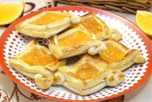 Слойки с джемом Слойки