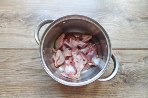 Бульон из куриных желудков Бульон из куриных желудков