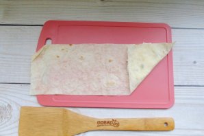 Конвертики из лаваша с яблоками, изюмом и творогом Конвертики из лаваша с яблоками, изюмом и творогом