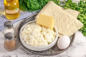 Трубочки с творогом и сыром Трубочки с творогом и сыром