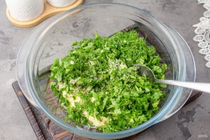 Зеленое масло с рукколой Зеленое масло с рукколой