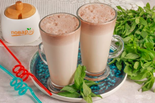 Молочный коктейль с какао Молочный коктейль